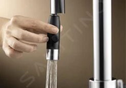 Blanco Carena S - Keukenraan Met Uittrekbare Sproeikop, Antraciet/chroom 521358 -Woonwinkel c17c12686d0ba709acc14b08