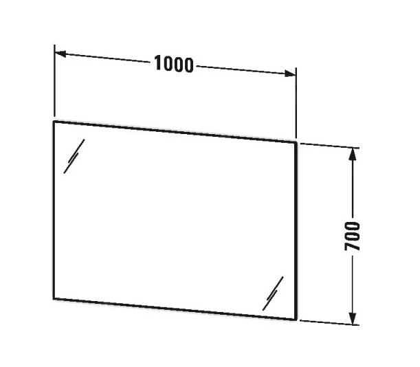 Duravit Spiegels - Spiegel 1000x700 Mm, Met LED-verlichting En Verwarming LM7827D00000000 2 Duravit Spiegels - Spiegel 1000x700 Mm, Met LED-verlichting En Verwarming LM7827D00000000 - Afbeelding 2