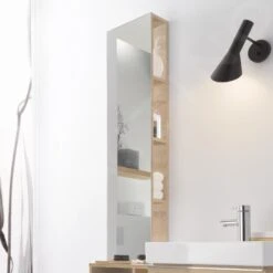 Geberit ICon - Rek Met Spiegel 280x1200x140 Mm, Eikenhout 841030000 5 Geberit ICon - Rek Met Spiegel 280x1200x140 Mm, Eikenhout 841030000 -Woonwinkel c43d176ca9455c194d8bbfae