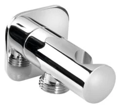 Sapho Douches - Wandaansluitbocht Met Houder, Chroom SG403