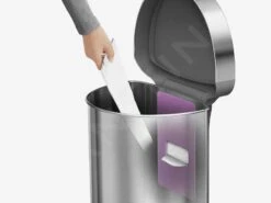 Simplehuman Afvalemmers - Afvalbak Met Sensor, 45 L, Gebrosteld Rvs ST2009 15 Simplehuman Afvalemmers - Afvalbak Met Sensor, 45 L, Gebrosteld Rvs ST2009 -Woonwinkel cf7687e18f43267f8ad09e12