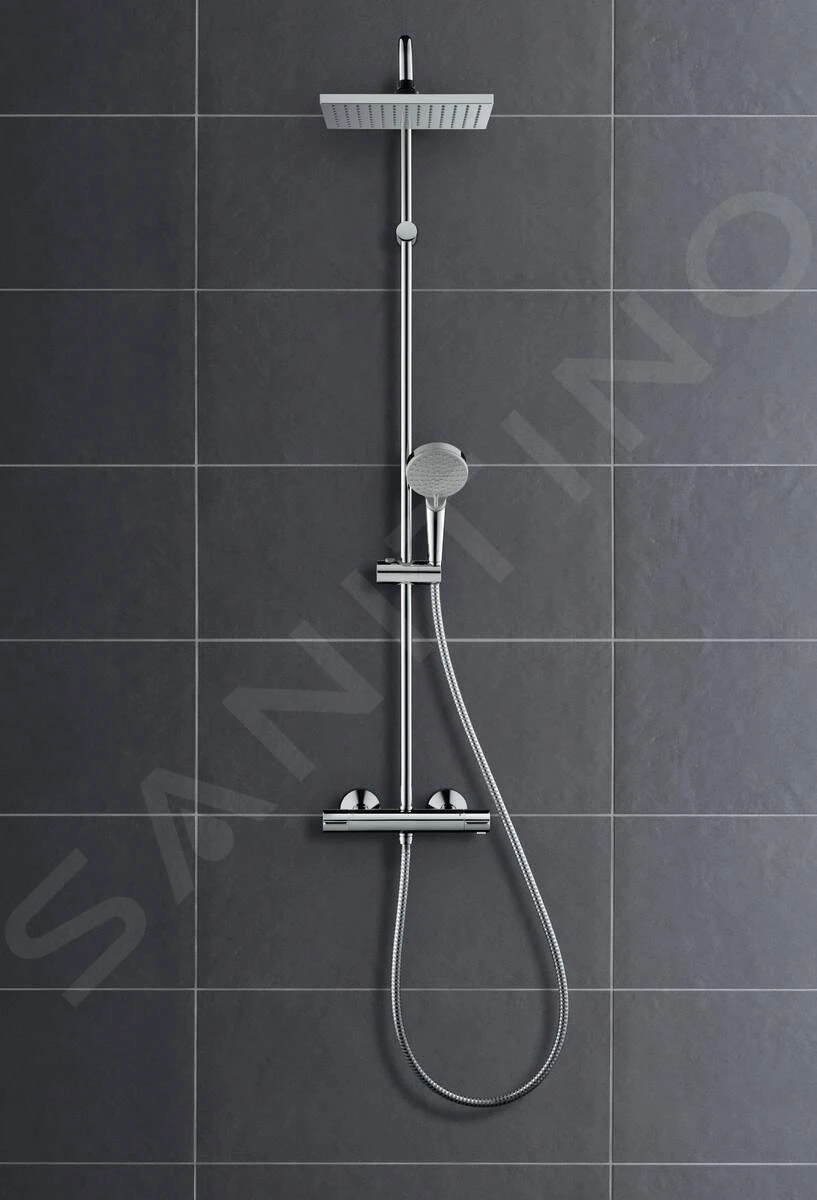 Hansgrohe Vernis Shape - Doucheset Showerpipe 230 Met Thermostaat, EcoSmart, Chroom 26097000 8 Hansgrohe Vernis Shape - Doucheset Showerpipe 230 Met Thermostaat, EcoSmart, Chroom 26097000 - Afbeelding 8