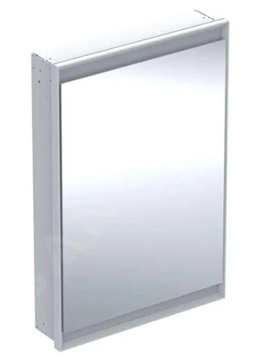 Geberit ONE - Spiegelkast Met LED-verlichting, 600x900x150 Mm, Scharnieren Rechts, Inbouw, Aluminium 505.801.00.1 1 Geberit ONE - Spiegelkast Met LED-verlichting, 600x900x150 Mm, Scharnieren Rechts, Inbouw, Aluminium 505.801.00.1
