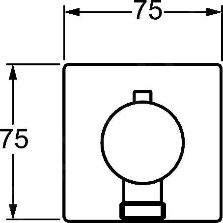 Hansa Jet - Wandaansluitbocht, Chroom 51570172 3 Hansa Jet - Wandaansluitbocht, Chroom 51570172 - Afbeelding 3