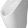 Duravit ME By Starck - Urinoir, Afvoer Horizontaal, Rimless, Wit 2809300000