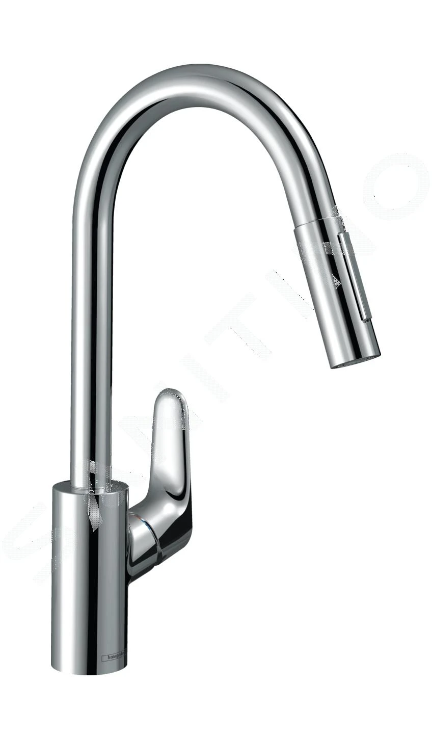Hansgrohe Focus M41 - Keukenkraan Met Uittrekbare Vuistdouche, Chroom 31815000 1 Hansgrohe Focus M41 - Keukenkraan Met Uittrekbare Vuistdouche, Chroom 31815000