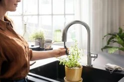 Hansgrohe Aqittura M91 - Keukenmengkraan Met Uittrekbare Uitloop En Filterkop, Rvs Look 76803800 -Woonwinkel d90d41acacb8ffea95993a1b