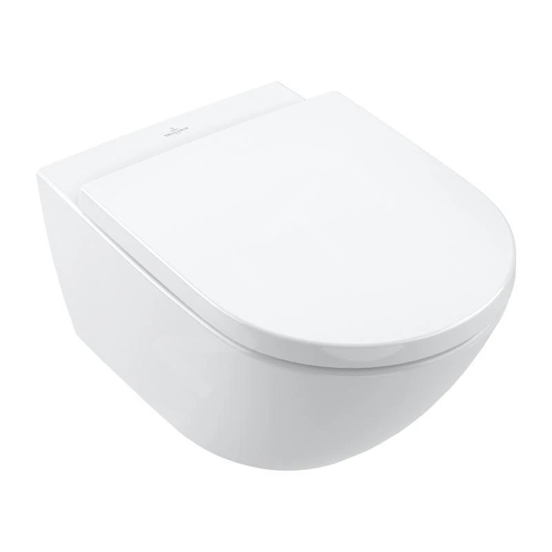 Villeroy & Boch Subway 3.0 - Hangend Toilet, TwistFlush, DirectFlush, CeramicPlus, Stone White 4670T0RW 1 Villeroy & Boch Subway 3.0 - Hangend Toilet, TwistFlush, DirectFlush, CeramicPlus, Stone White 4670T0RW
