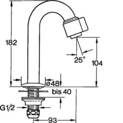 Hansa Nova - Wastafelkraan, Chroom 00938101 -Woonwinkel dde23575711513b63ac24e06