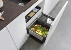 Blanco Select - Inbouw Afvalemmer, Met Scheidingswand, Inhoud 46 L 526210 -Woonwinkel e05451b1ae453655f70e5006