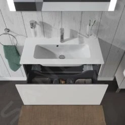 Duravit L-Cube - Wastafelonderkast Compact, 400x820x391 Mm, 1 La, Glanzend Wit LC615702222 -Woonwinkel e3247d2c10732d5eefa4ba55
