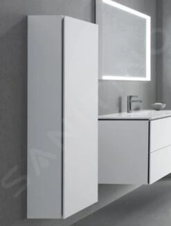 Duravit L-Cube - Hoge Kast 1760x400x363 Mm, Scharnieren Rechts, Wit Mat LC1180R1818 -Woonwinkel e6aaa436e5dc41677e8434af