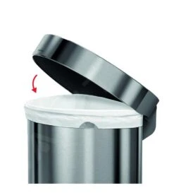 Simplehuman Afvalemmers - Afvalbak 45 L, Gebrosteld Rvs CW2030 -Woonwinkel eb2ded9a5babe06ec3180bb2