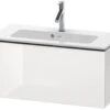 Duravit L-Cube - Wastafelonderkast Compact, 400x820x391 Mm, 1 La, Glanzend Wit LC615702222