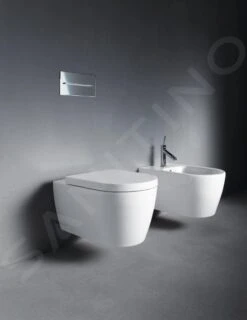 Duravit ME By Starck - Wandtoilet Met SoftClose Toiletbril, Rimless, Met WonderGliss, Alpine Wit 45290900A11 -Woonwinkel eeb4df44e99a812d8563e128