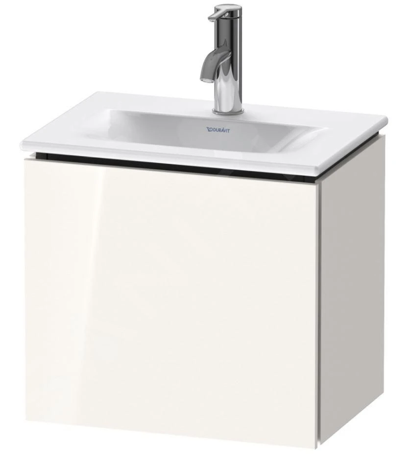 Duravit L-Cube - Wastafelonderkast 400x440x311 Mm, Rechts, 1 Deur, Glanzend Wit LC6133R2222 1 Duravit L-Cube - Wastafelonderkast 400x440x311 Mm, Rechts, 1 Deur, Glanzend Wit LC6133R2222