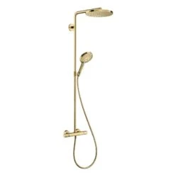 Hansgrohe Raindance Select S - Showerpipe Douchset Met Thermostaat, 1jet, Gepolijst Goud 27633990