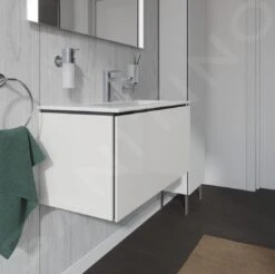 Duravit L-Cube - Wastafelonderkast Compact, 400x820x391 Mm, 1 La, Glanzend Wit LC615702222 -Woonwinkel f1f9dc519d2f8f3a9f143353