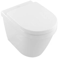 Villeroy & Boch Architectura - Staande Toiletpot, Vario Afvoer, DirectFlush, CeramicPlus, Alpine Wit 5690R0R1