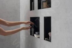 Hansgrohe XtraStoris Minimalistic - Inbouwnis, 300x300x140 Mm, Mat Zwart 56079670 -Woonwinkel f535134c703fba596aa39b35