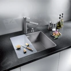Blanco Accessoires - Snijplank Voor Spoelbak, Silver Glas 227697 -Woonwinkel f56c0eff4d036afbbd2ecdf8