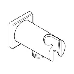 Grohe Rainshower - Wandaansluitbocht, Chroom 26659000 -Woonwinkel f676b47320e107129004462e