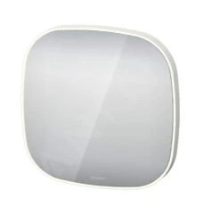 Duravit Zencha - Spiegel Met LED-verlichting, 500x500x50 Mm, Mat Wit ZE7055000000000