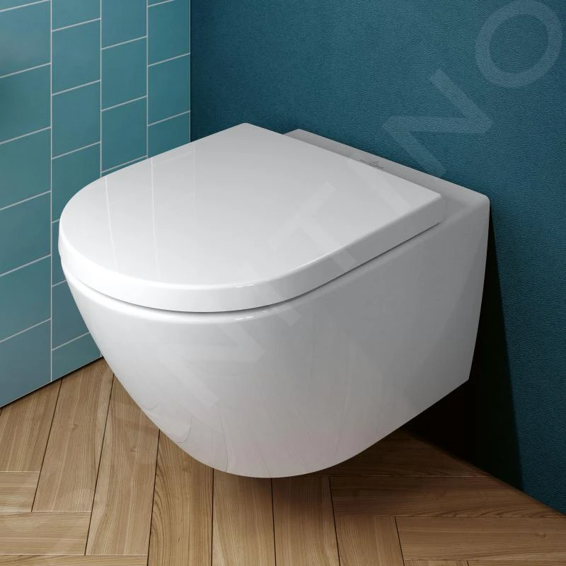 Villeroy & Boch Subway 3.0 - Hangend Toilet, TwistFlush, DirectFlush, CeramicPlus, Stone White 4670T0RW 6 Villeroy & Boch Subway 3.0 - Hangend Toilet, TwistFlush, DirectFlush, CeramicPlus, Stone White 4670T0RW - Afbeelding 6