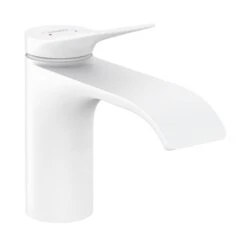 Hansgrohe Vivenis - Wastafelkraan 80, EcoSmart, Mat Wit 75012700